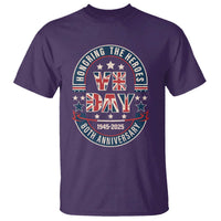 VE Day 80th Anniversary T Shirt 2025 Patriotic WWII Remembrance Vintage