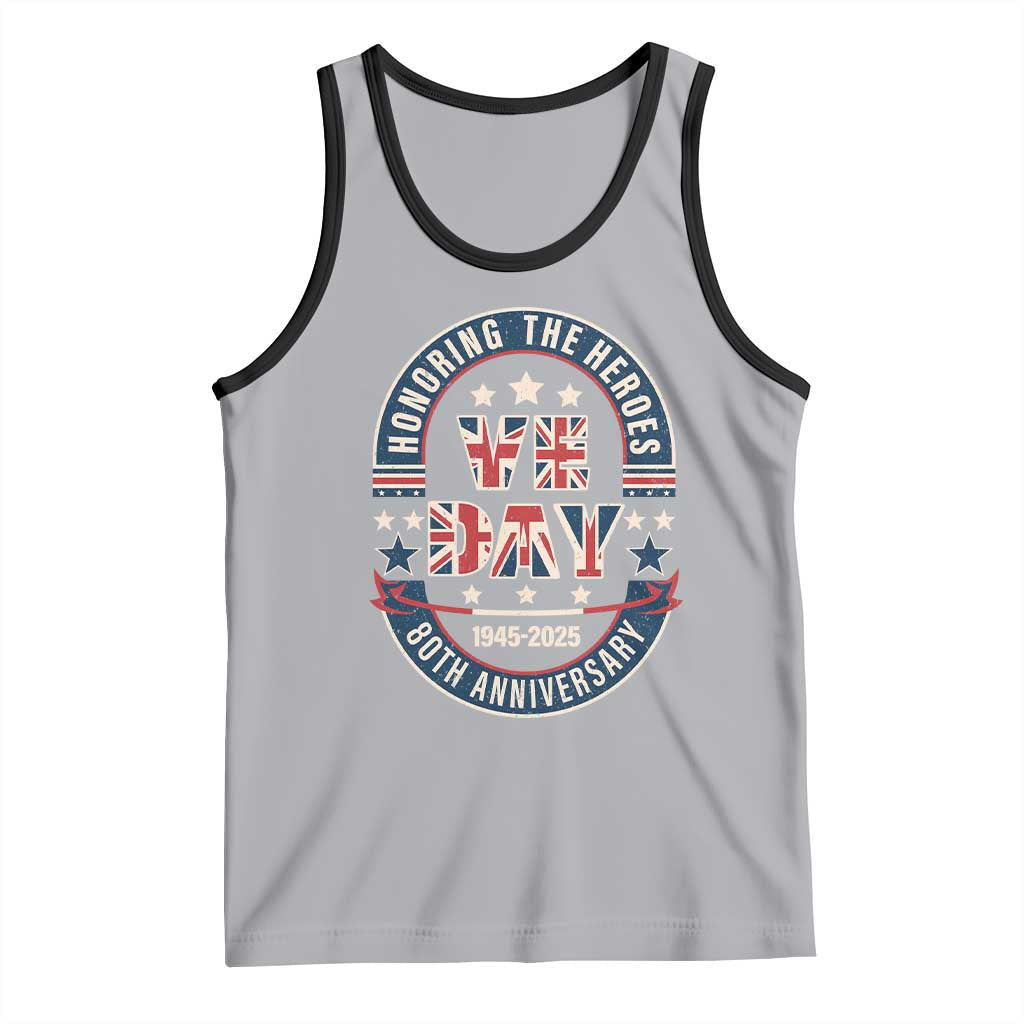 VE Day 80th Anniversary Tank Top 2025 Patriotic WWII Remembrance Vintage