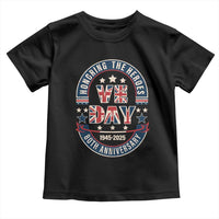VE Day 80th Anniversary Toddler T Shirt 2025 Patriotic WWII Remembrance Vintage