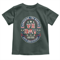 VE Day 80th Anniversary Toddler T Shirt 2025 Patriotic WWII Remembrance Vintage
