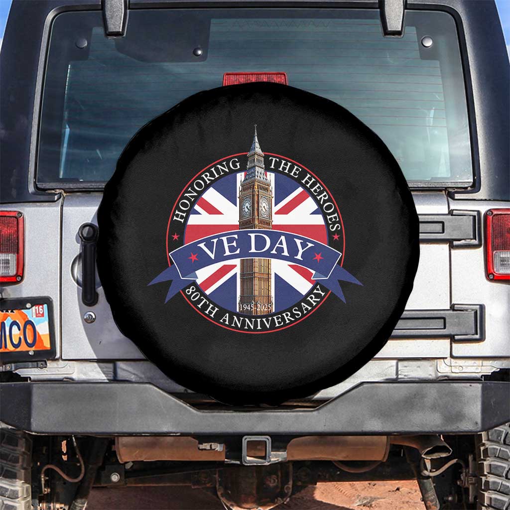 VE Day 80th Anniversary Spare Tire Cover WWII Remembrance 2025 Celebrations London