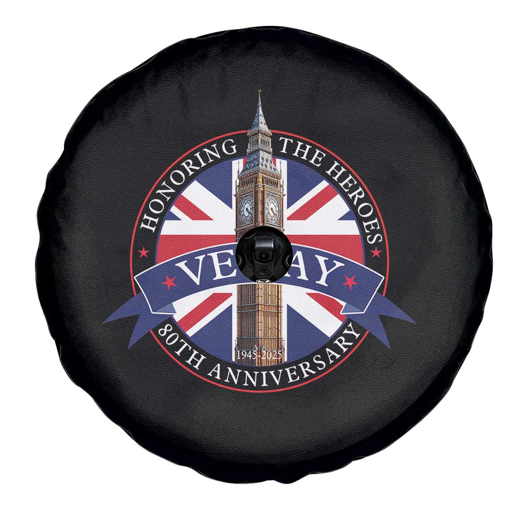 VE Day 80th Anniversary Spare Tire Cover WWII Remembrance 2025 Celebrations London