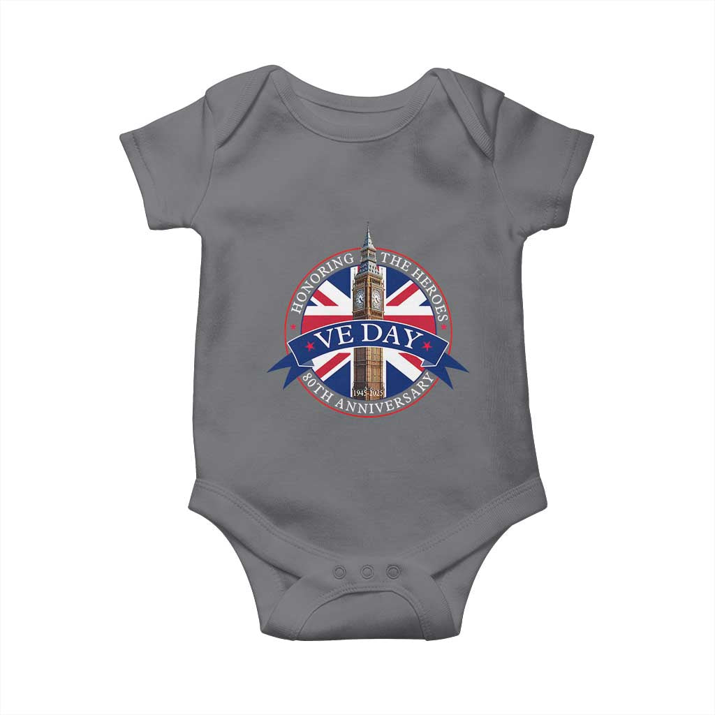VE Day 80th Anniversary Baby Onesie WWII Remembrance 2025 Celebrations London