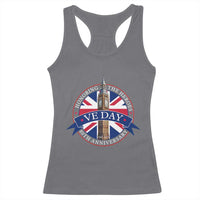 VE Day 80th Anniversary Racerback Tank Top WWII Remembrance 2025 Celebrations London