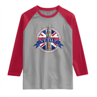 VE Day 80th Anniversary Raglan Shirt WWII Remembrance 2025 Celebrations London