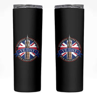 VE Day 80th Anniversary Skinny Tumbler WWII Remembrance 2025 Celebrations London