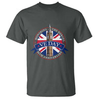 VE Day 80th Anniversary T Shirt WWII Remembrance 2025 Celebrations London