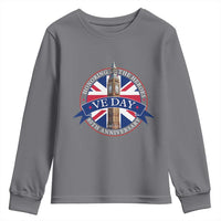 VE Day 80th Anniversary Youth Sweatshirt WWII Remembrance 2025 Celebrations London