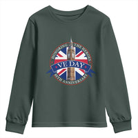 VE Day 80th Anniversary Youth Sweatshirt WWII Remembrance 2025 Celebrations London