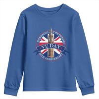 VE Day 80th Anniversary Youth Sweatshirt WWII Remembrance 2025 Celebrations London