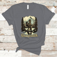 Funny Fishing T Shirt Bigfoot Fishing Outdoor Bigfoot Team Sasquatch Hunting Fishing Gifts For Men Women Fisherman - Wonder Print Shop