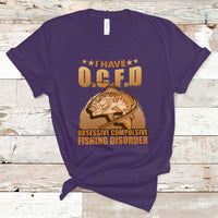 Funny Fishing T Shirt I Have OCFD Obsessive Compulsive Fishing Disorder Funny Fish Fisherman Fishing Gifts for Fishing Lover - Wonder Print Shop