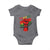 Traoré 2025 Burkina Faso Flag Baby Onesie Raised Fist Broken Chains