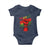 Traoré 2025 Burkina Faso Flag Baby Onesie Raised Fist Broken Chains