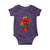 Traoré 2025 Burkina Faso Flag Baby Onesie Raised Fist Broken Chains