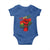 Traoré 2025 Burkina Faso Flag Baby Onesie Raised Fist Broken Chains