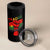 Traoré 2025 Burkina Faso Flag 4 in 1 Can Cooler Tumbler Raised Fist Broken Chains