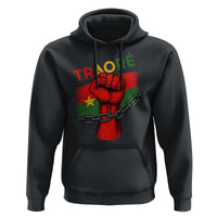 Traoré 2025 Burkina Faso Flag Hoodie Raised Fist Broken Chains