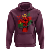 Traoré 2025 Burkina Faso Flag Hoodie Raised Fist Broken Chains