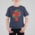 Traoré 2025 Burkina Faso Flag T Shirt For Kid Raised Fist Broken Chains