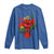 Traoré 2025 Burkina Faso Flag Long Sleeve Shirt Raised Fist Broken Chains