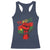 Traoré 2025 Burkina Faso Flag Racerback Tank Top Raised Fist Broken Chains