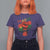 Traoré 2025 Burkina Faso Flag T Shirt For Women Raised Fist Broken Chains