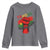 Traoré 2025 Burkina Faso Flag Youth Sweatshirt Raised Fist Broken Chains