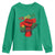 Traoré 2025 Burkina Faso Flag Youth Sweatshirt Raised Fist Broken Chains