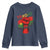 Traoré 2025 Burkina Faso Flag Youth Sweatshirt Raised Fist Broken Chains