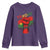 Traoré 2025 Burkina Faso Flag Youth Sweatshirt Raised Fist Broken Chains