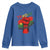 Traoré 2025 Burkina Faso Flag Youth Sweatshirt Raised Fist Broken Chains
