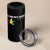 I Stand With Traoré 4 in 1 Can Cooler Tumbler Burkina Faso Peace Dove