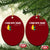 I Stand With Traoré Ceramic Ornament Burkina Faso Peace Dove - Wonder Print Shop