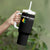 I Stand With Traoré Tumbler With Handle Burkina Faso Peace Dove