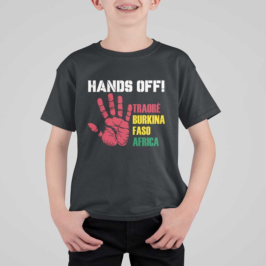 Hands Off Traoré Burkina Faso Africa T Shirt For Kid