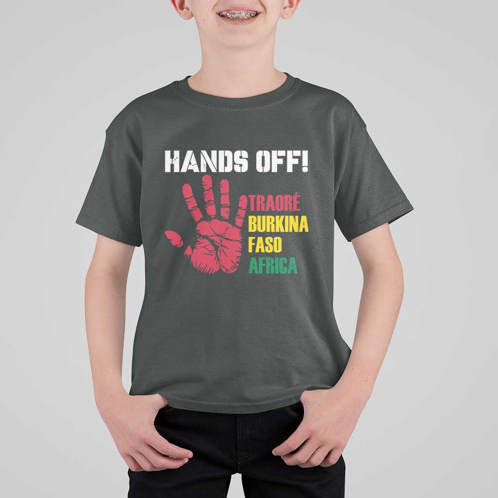 Hands Off Traoré Burkina Faso Africa T Shirt For Kid