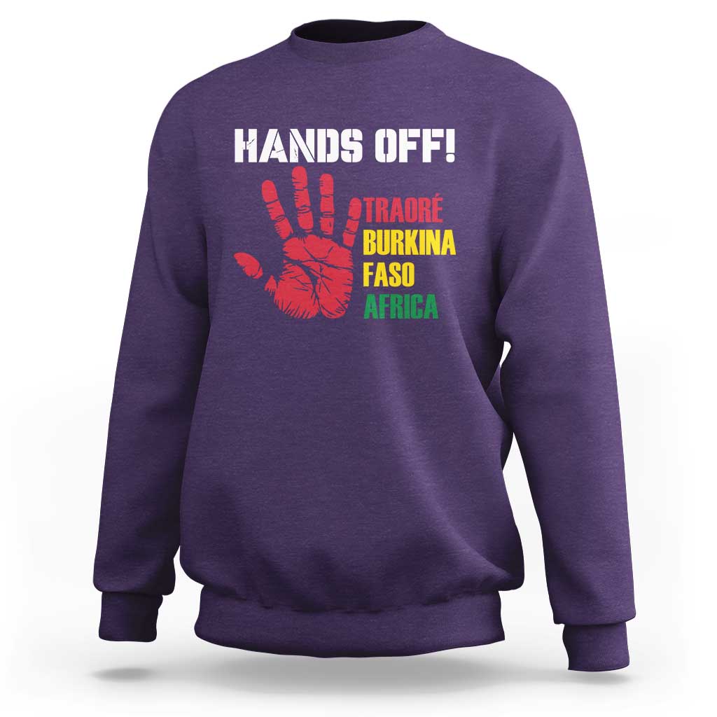 Hands Off Traoré Burkina Faso Africa Sweatshirt