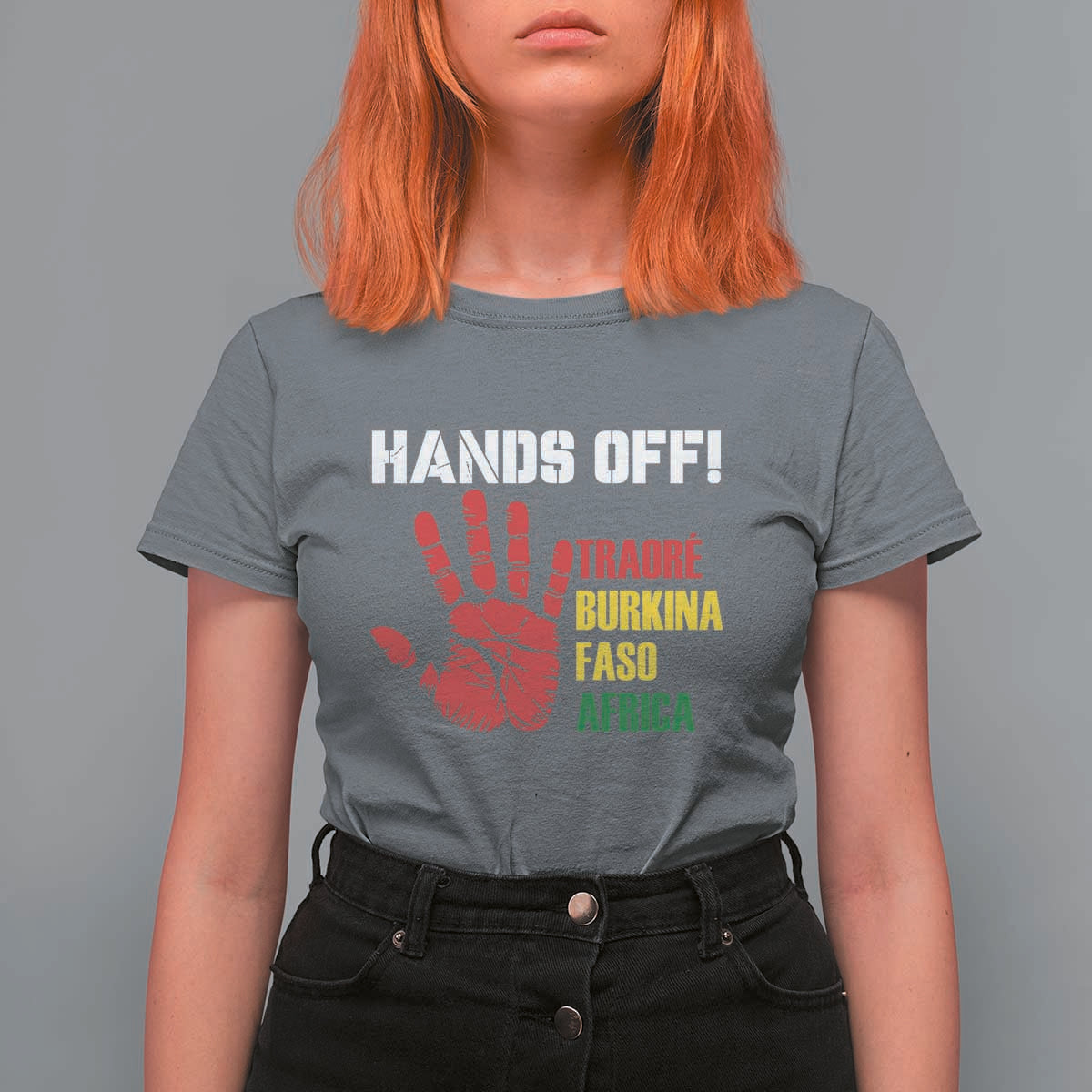 Hands Off Traoré Burkina Faso Africa T Shirt For Women