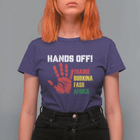 Hands Off Traoré Burkina Faso Africa T Shirt For Women
