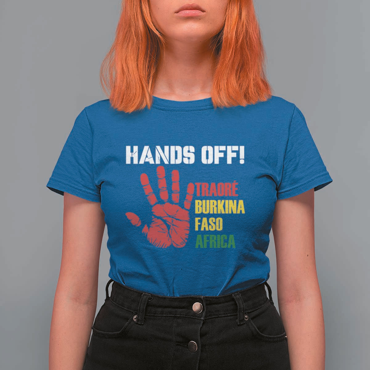 Hands Off Traoré Burkina Faso Africa T Shirt For Women