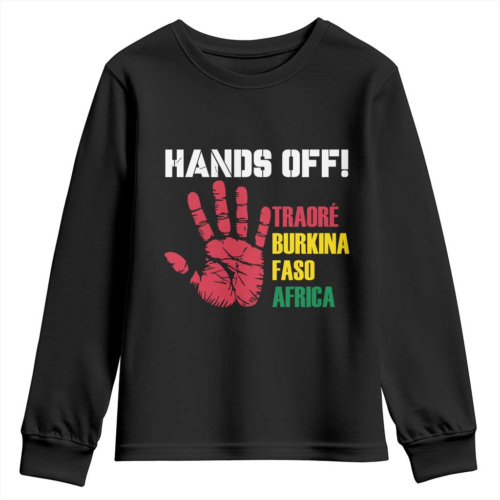 Hands Off Traoré Burkina Faso Africa Youth Sweatshirt