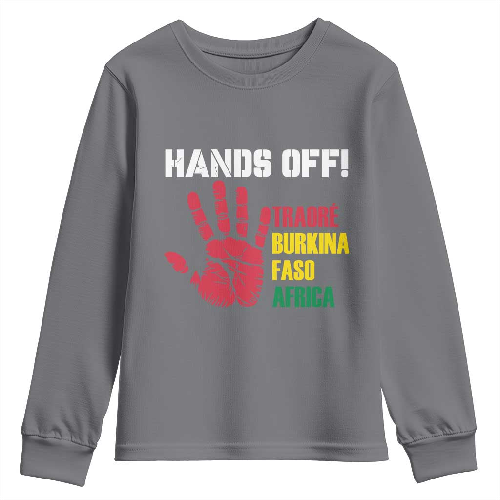 Hands Off Traoré Burkina Faso Africa Youth Sweatshirt
