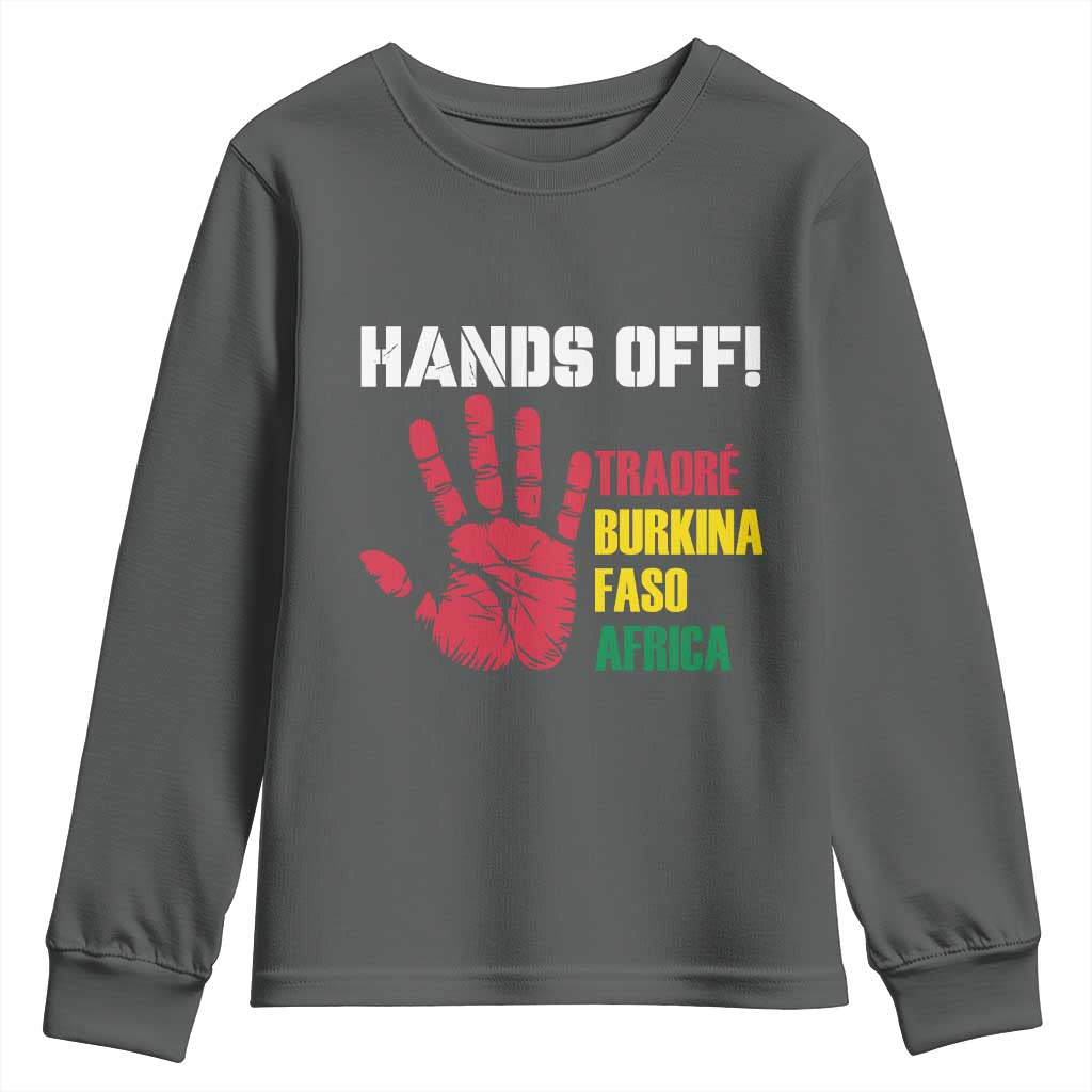 Hands Off Traoré Burkina Faso Africa Youth Sweatshirt