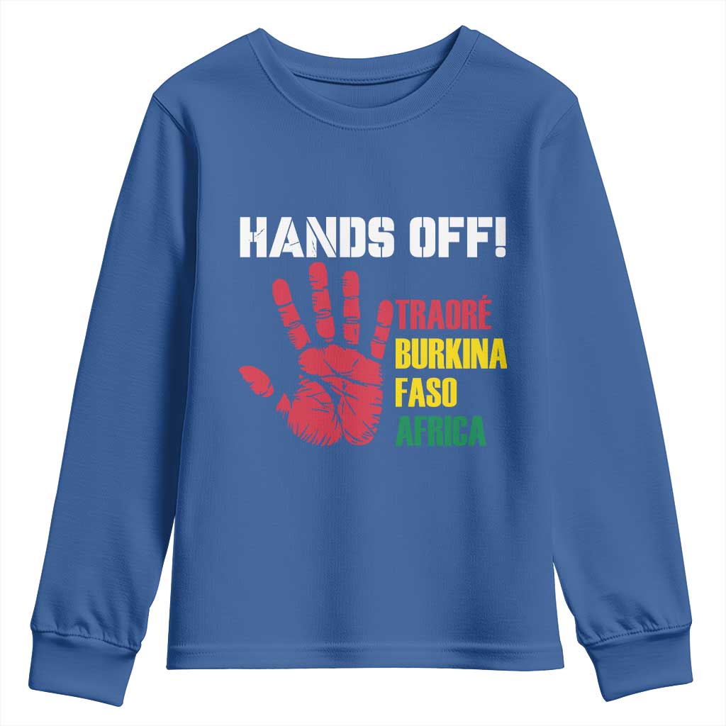 Hands Off Traoré Burkina Faso Africa Youth Sweatshirt