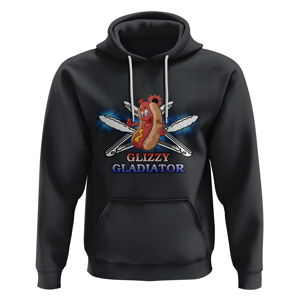 Hot Dog Lover Hoodie Glizzy Gladiator - Wonder Print Shop