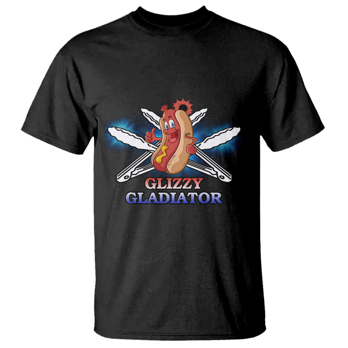 Hot Dog Lover T Shirt Glizzy Gladiator - Wonder Print Shop