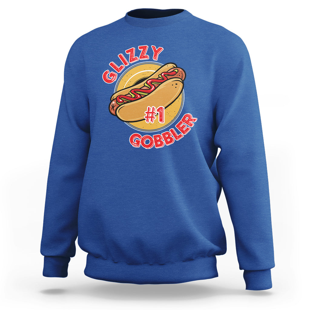 Hot Dog Lover Sweatshirt Glizzy #1 Gobbler - Wonder Print Shop