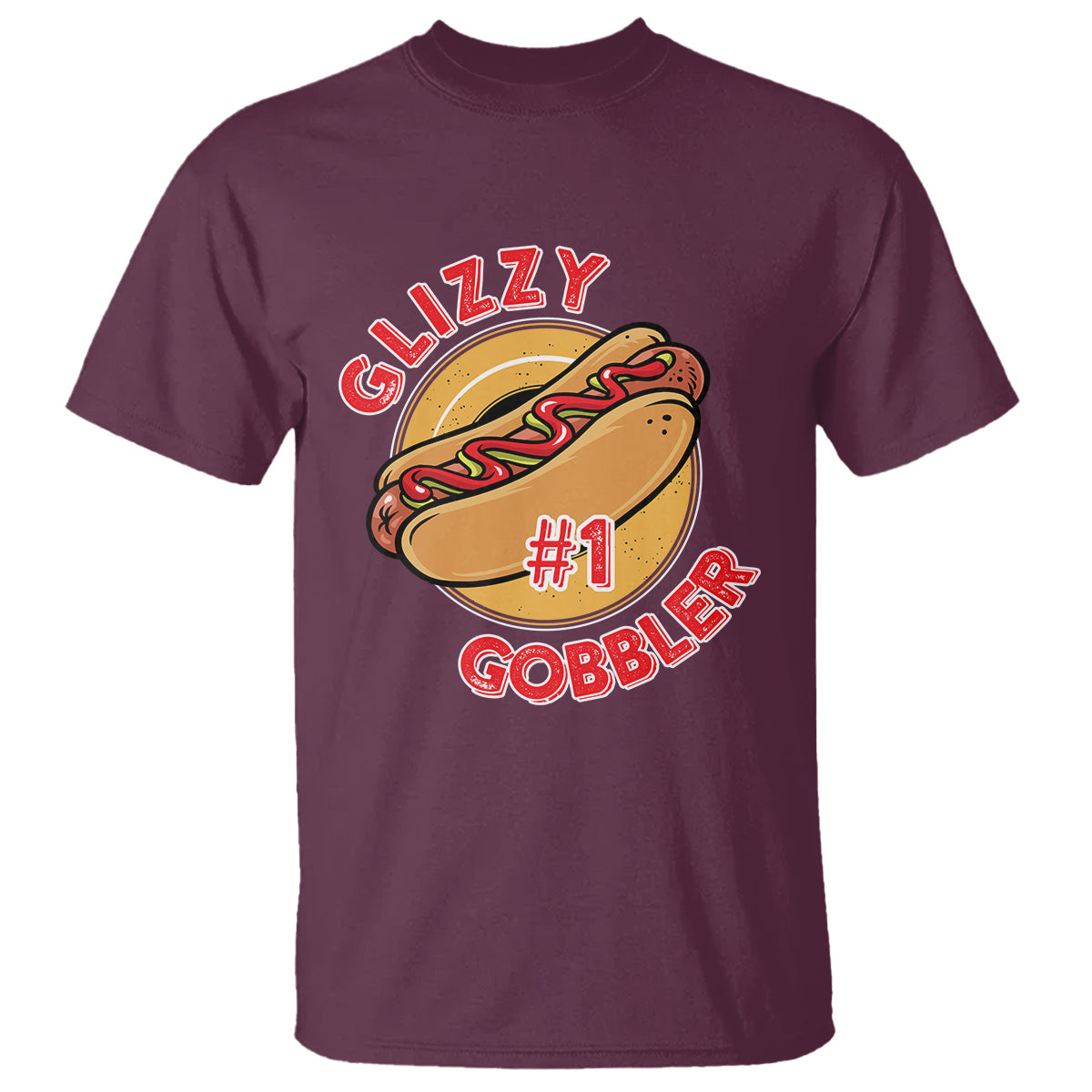 Hot Dog Lover T Shirt Glizzy #1 Gobbler - Wonder Print Shop