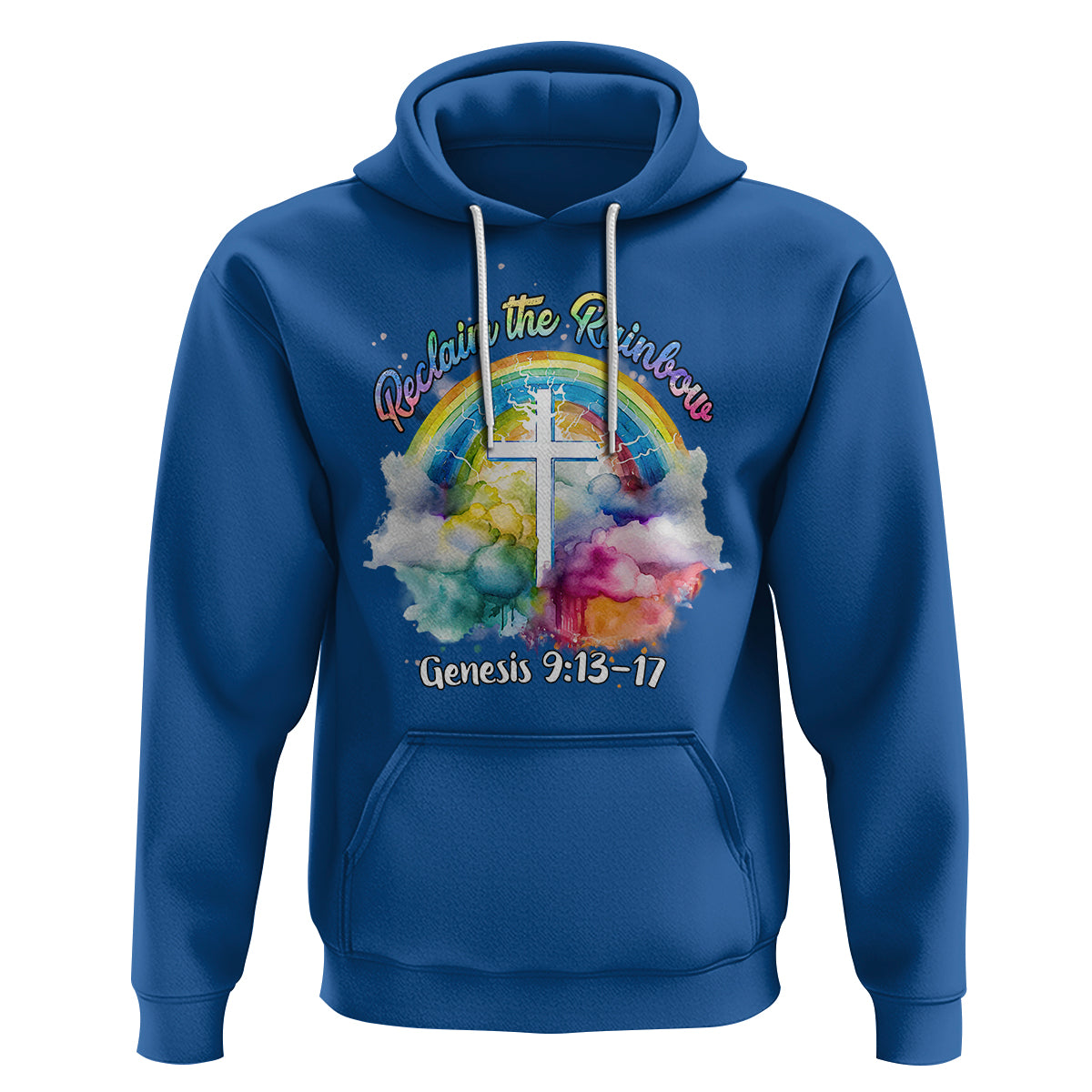 God's Promise Hoodie Reclaim The Rainbow Genesis 9:13-17 - Wonder Print Shop